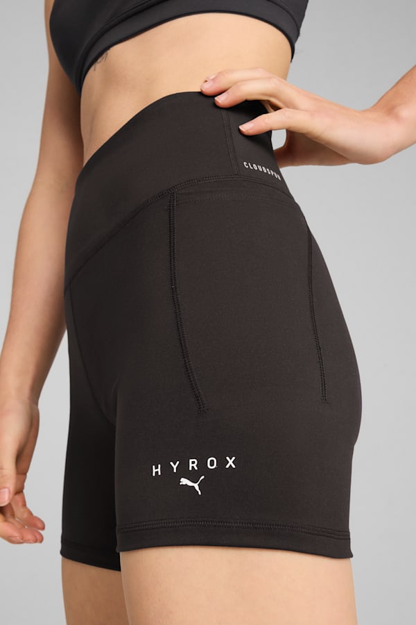 PUMA x HYROX CLOUDSPUN 3" Short Tights Women, PUMA Black, extralarge